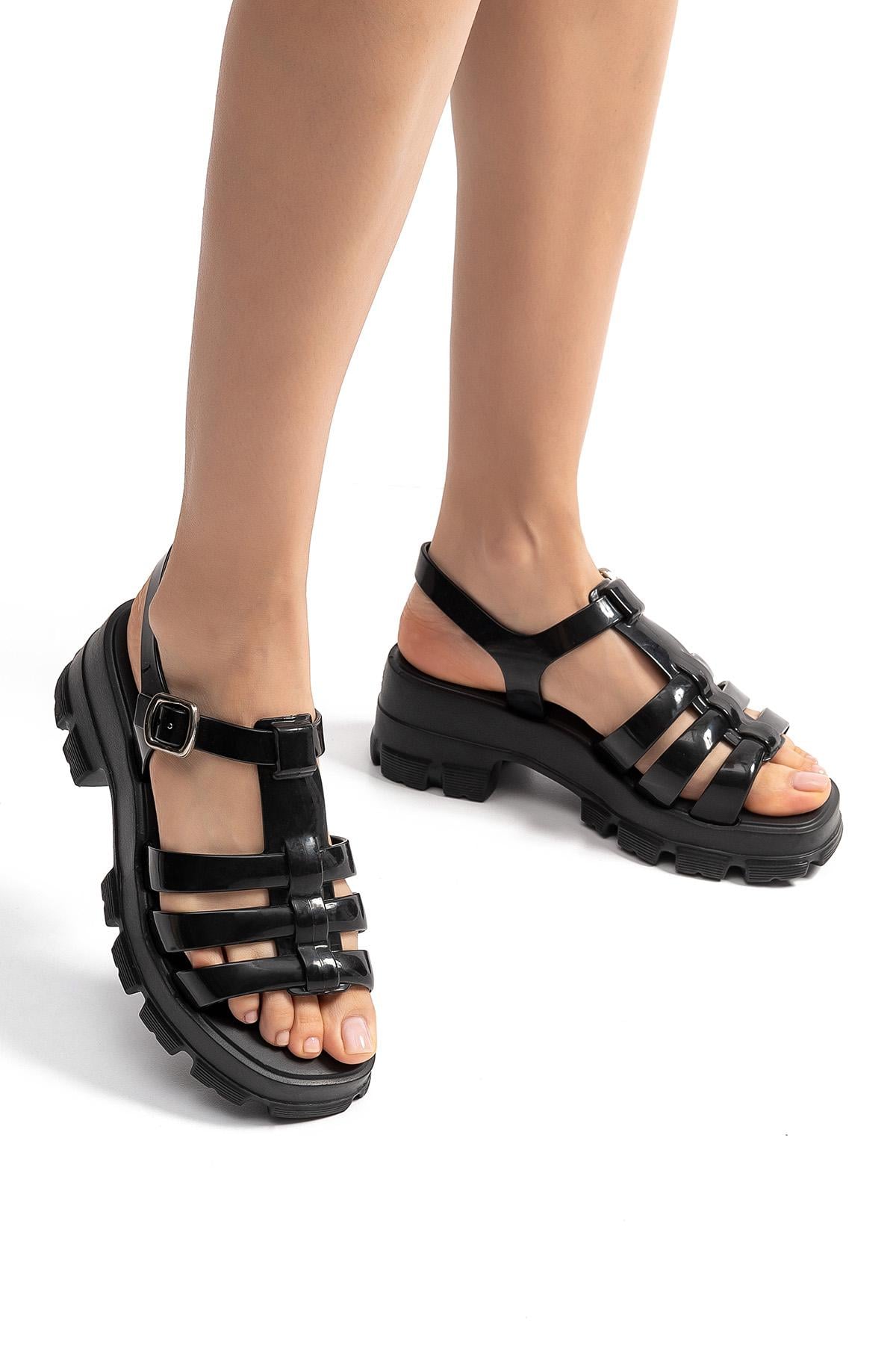  Power Kadın Sandalet Siyah 35/40
