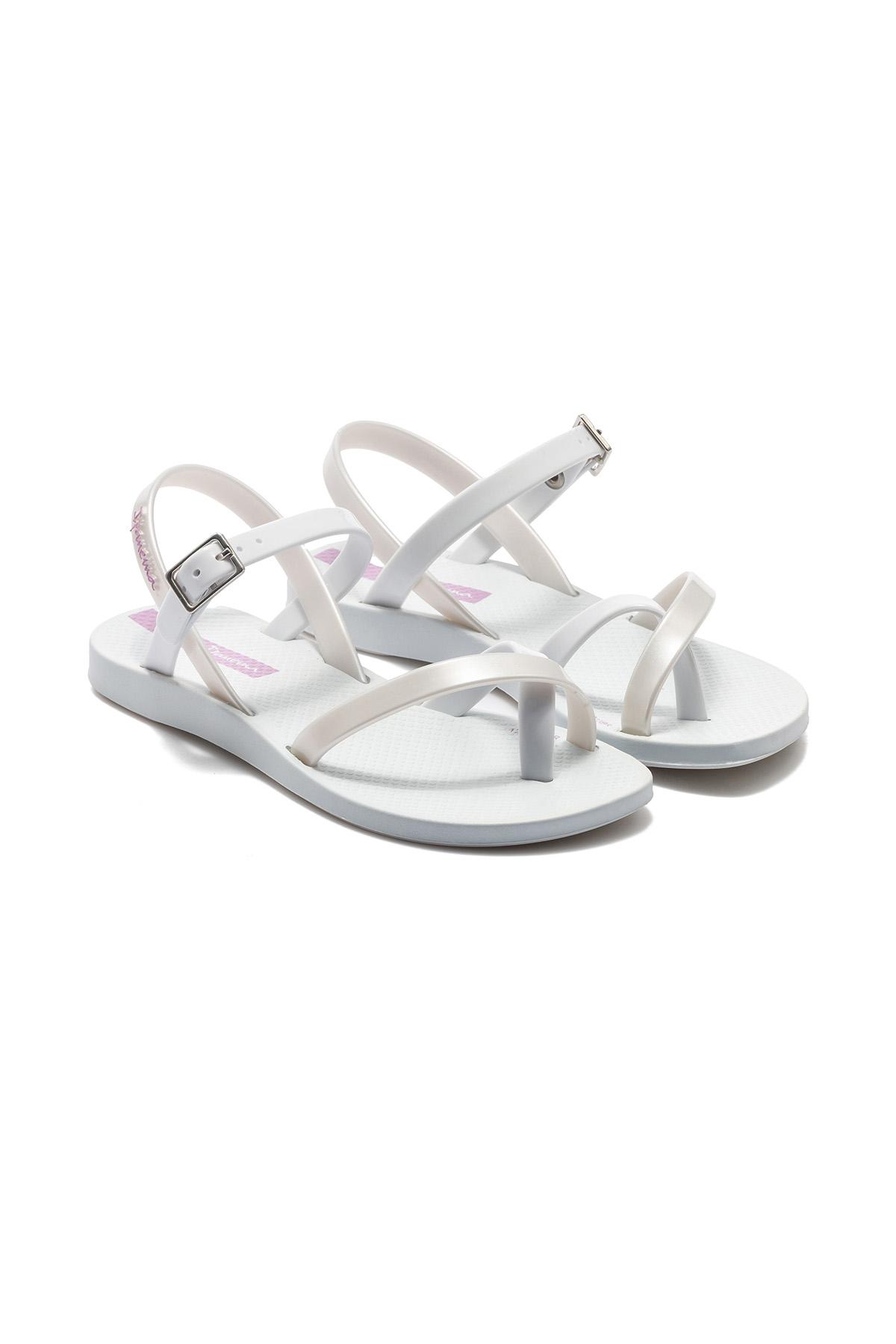  Fashion Çocuk Sandalet Beyaz 25/35