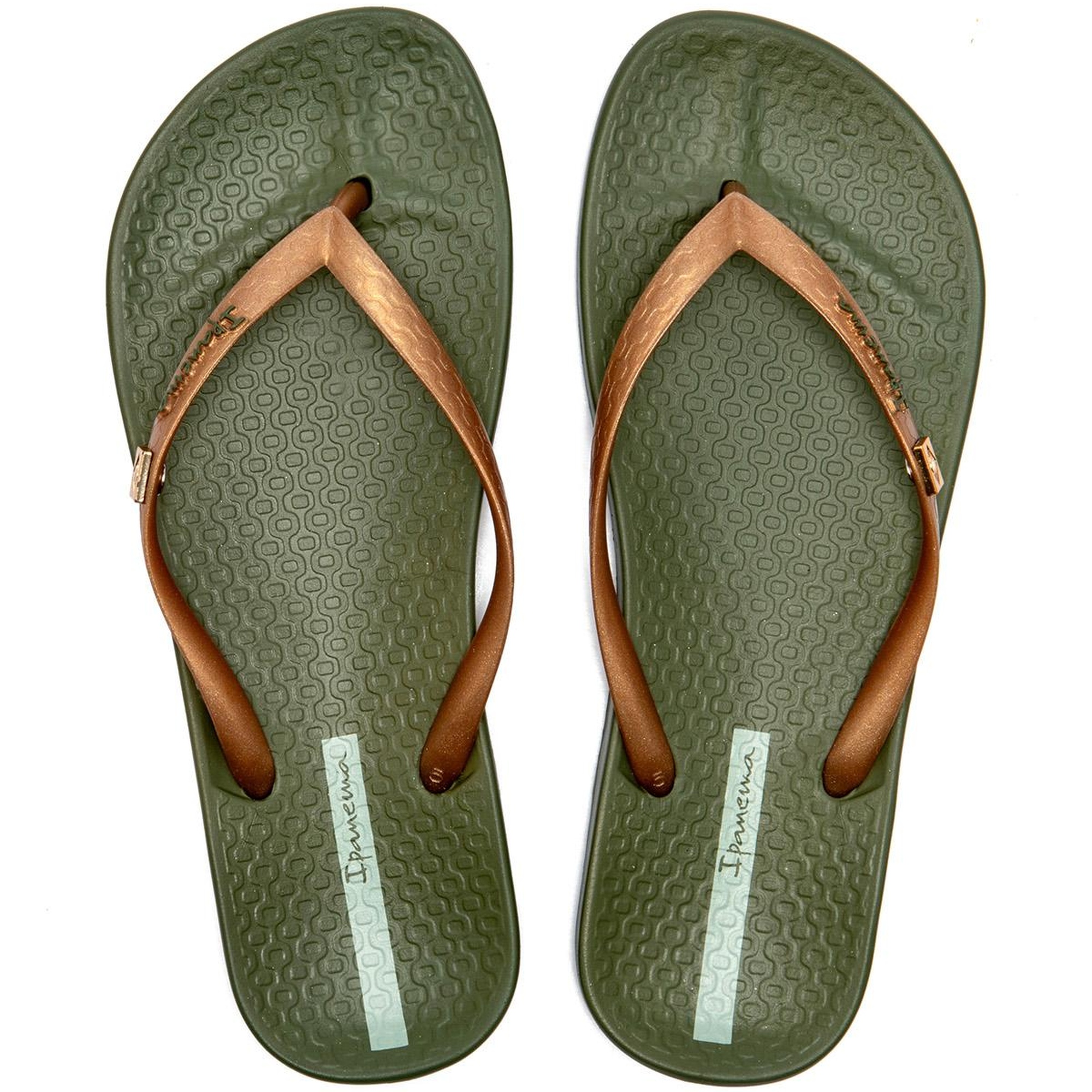 Anatomik Brasilidade Kadın Parmak Arası Terlik Yeşil 35/42