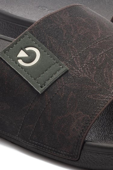  Dakar Slide Erkek Terlik Kahverengi 39/46