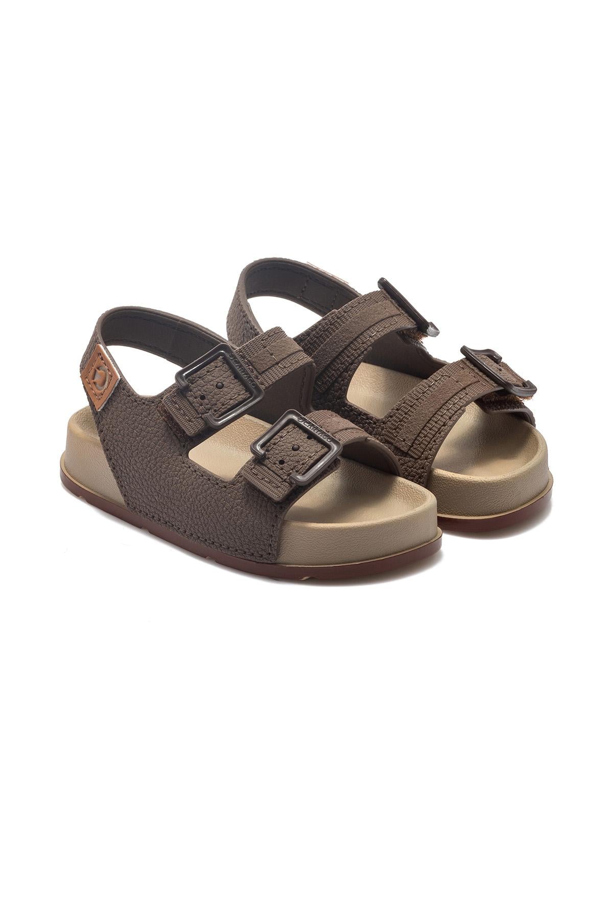  Mılao Slide Çocuk Sandalet Bej 19/26