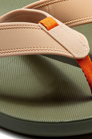  Impulse Thong Erkek Parmak Arası Terlik Yeşil-Bej 39/46