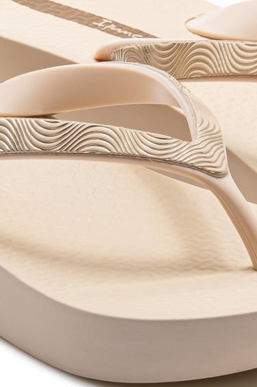  Mesh X Kadın Parmak Arası Terlik Bej 35/40