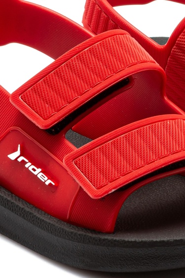  Street Çocuk Sandalet Siyah-Kırmızı 19/27