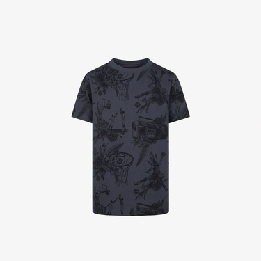  Jordan Jdb Jordan Sports Sketch Çocuk Füme Kısa Kol T-Shirt