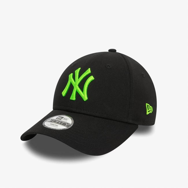  New Era CHYT Neon 9Forty Çocuk Siyah Şapka