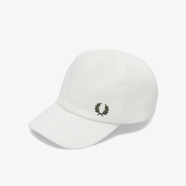  Fred Perry Pique Unisex Beyaz Şapka