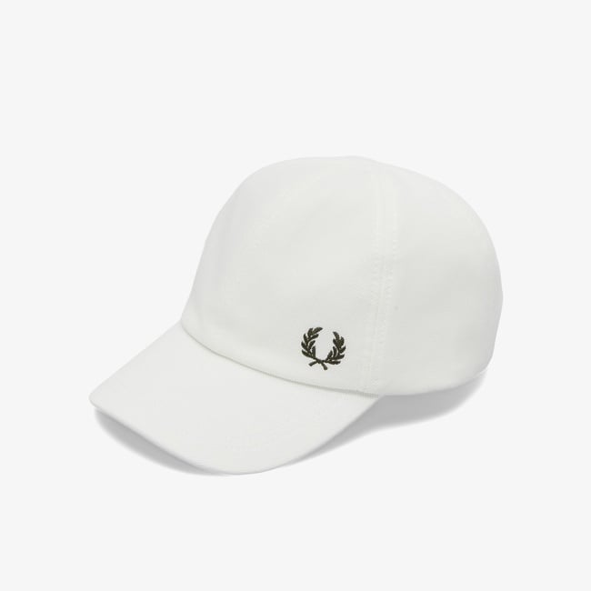  Fred Perry Pique Unisex Beyaz Şapka