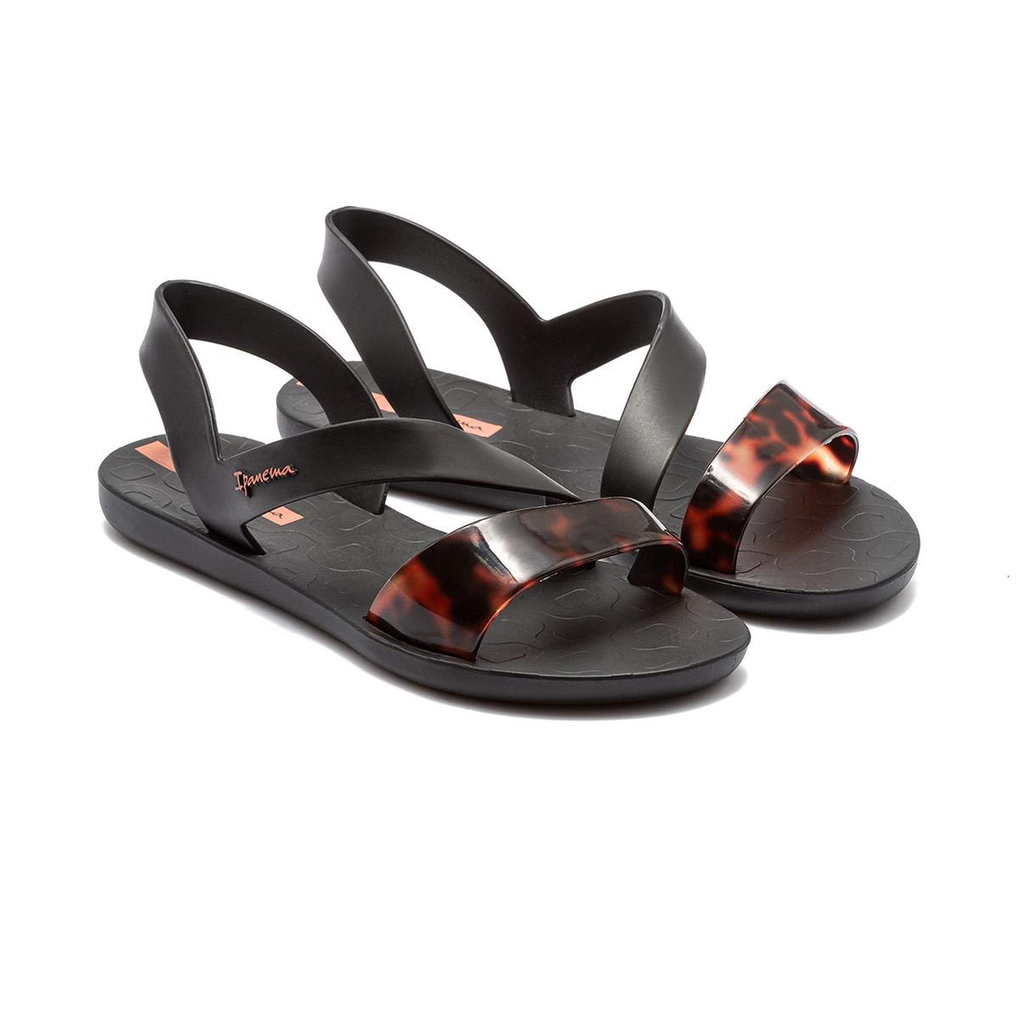 Vibe Fem Kadın Sandalet Siyah-Leopar 35/42