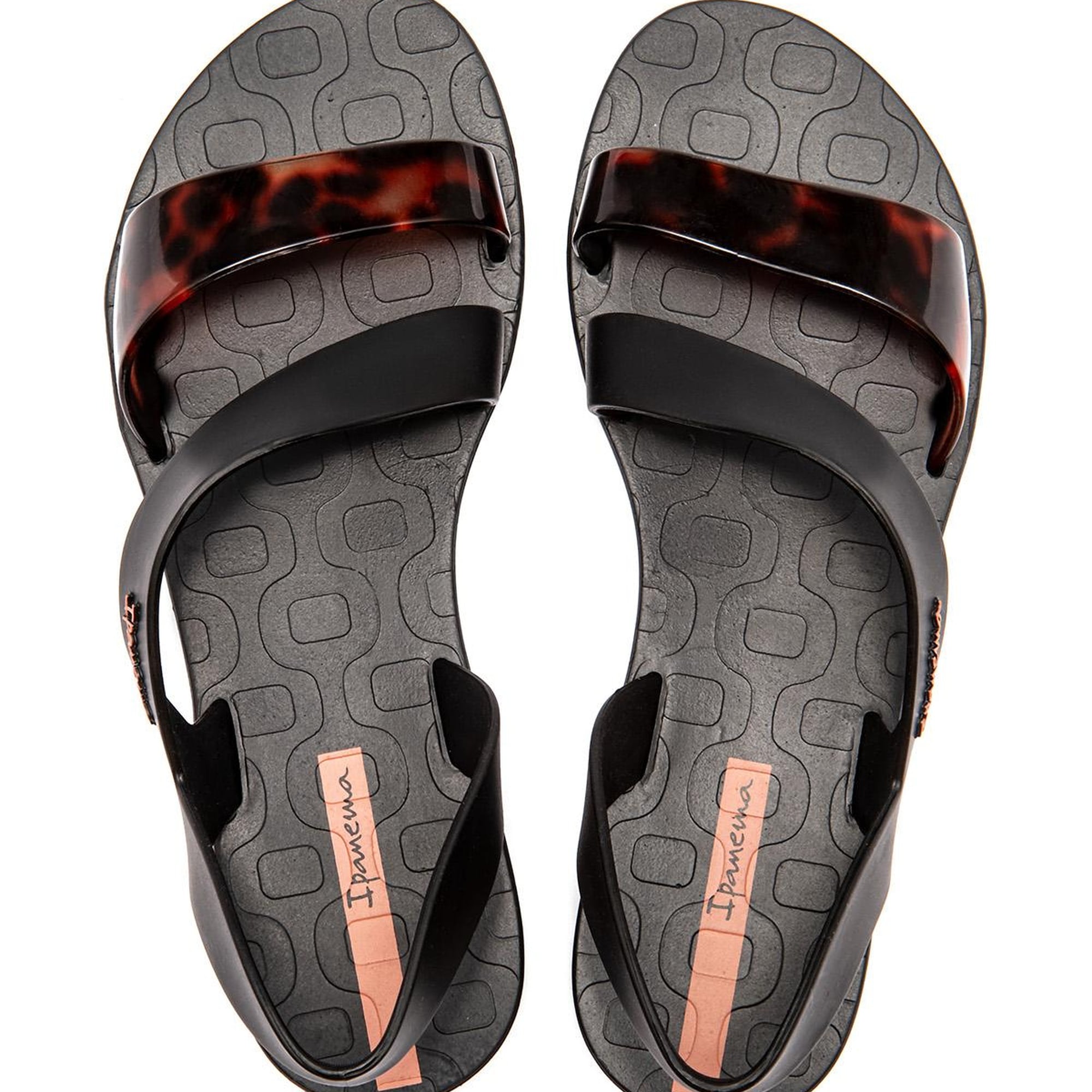 Vibe Fem Kadın Sandalet Siyah-Leopar 35/42