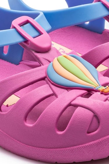  Summer Çocuk Sandalet Lila-Mavi 19/29