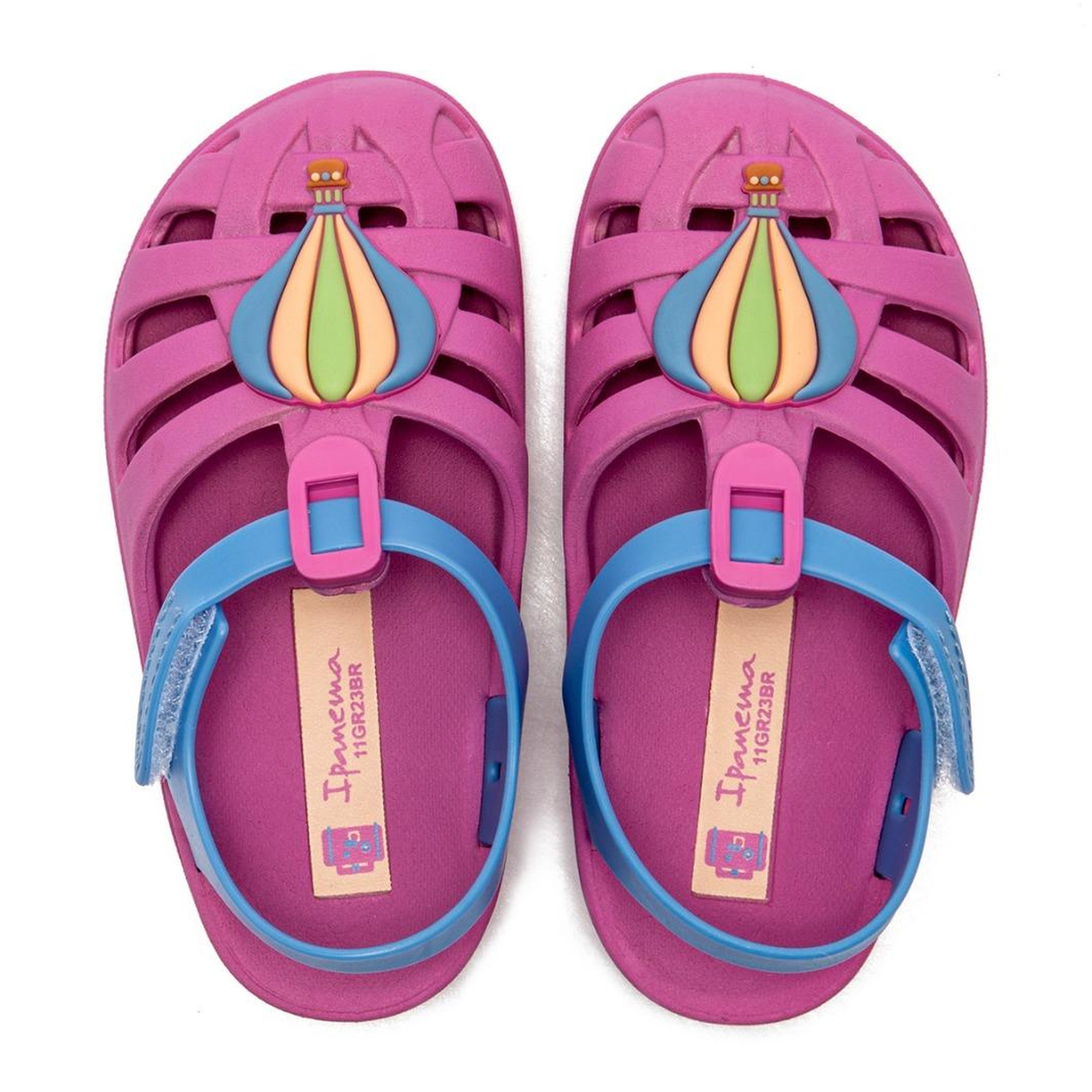 Summer Çocuk Sandalet Lila-Mavi 19/29