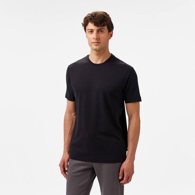  Nautica Erkek Siyah Regular Fit T-Shirt