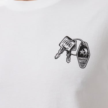  Converse Erkek Beyaz T-Shirt
