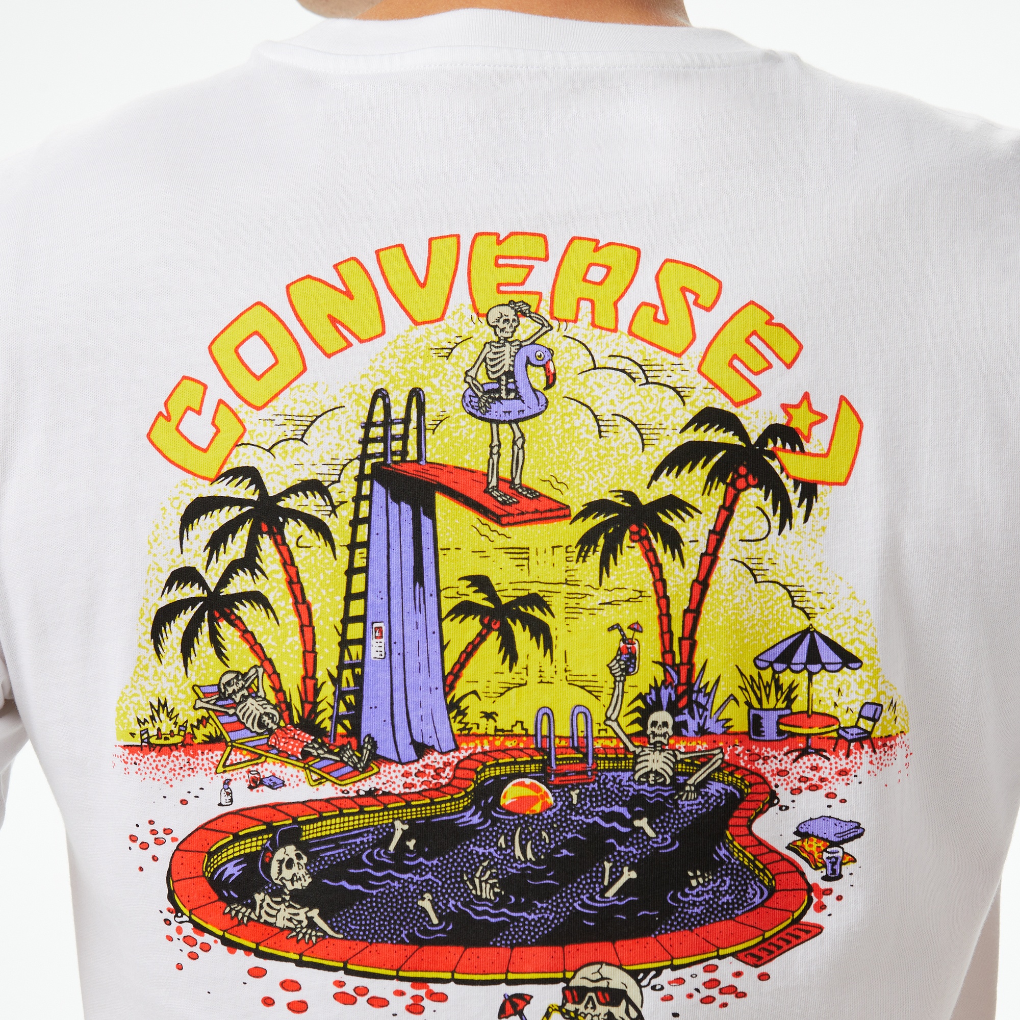 Converse Erkek Beyaz T-Shirt