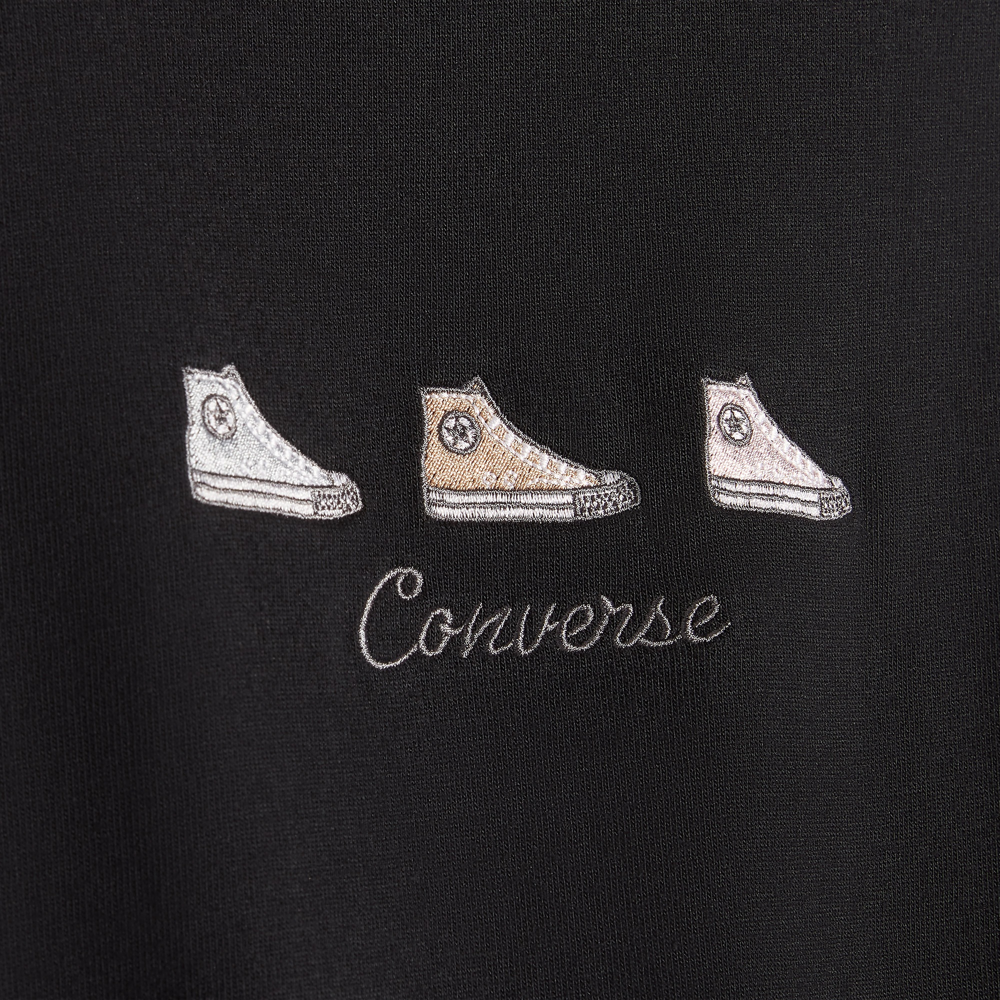 Converse Kadın Siyah T-Shirt