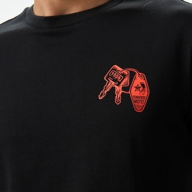  Converse Erkek Siyah T-Shirt