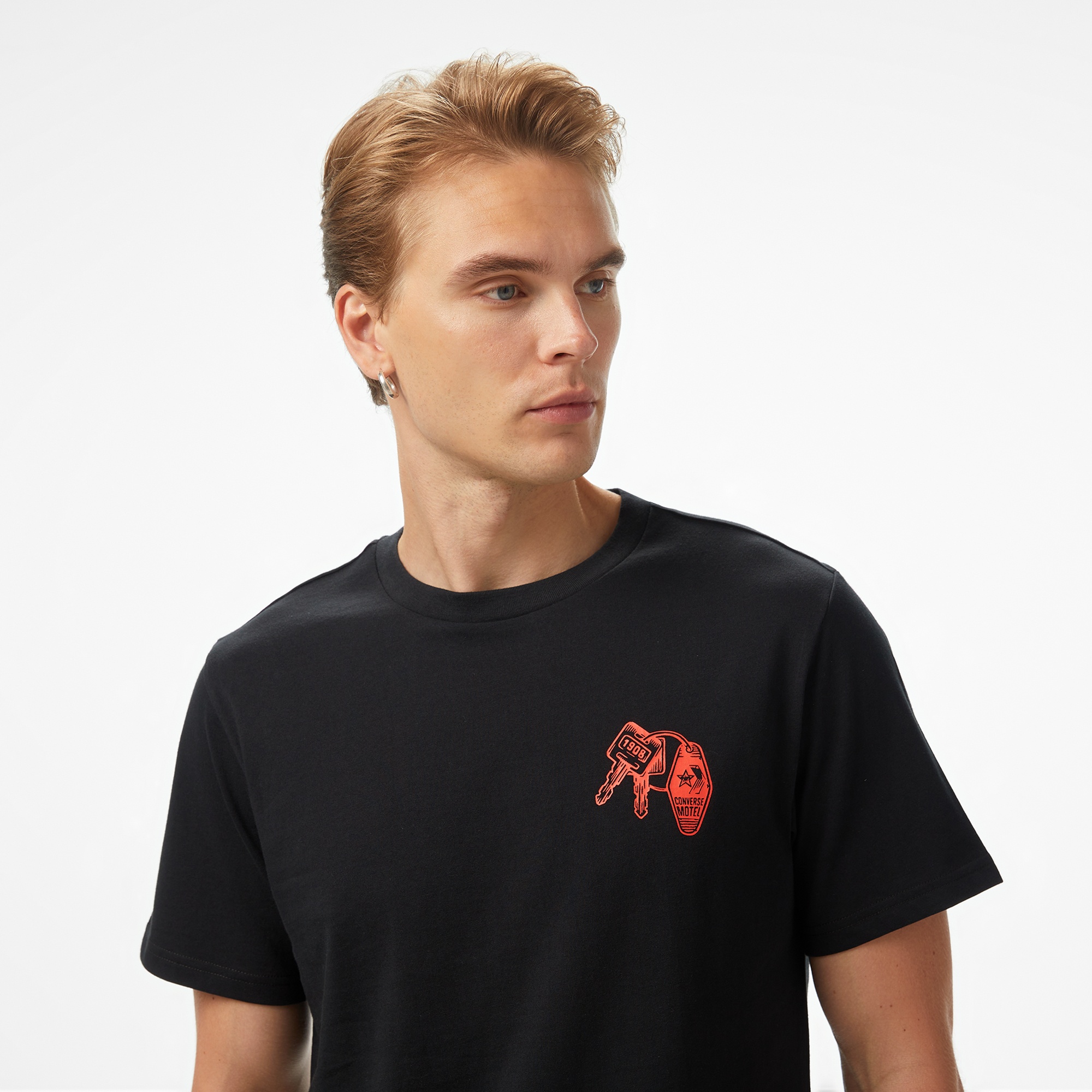 Converse Erkek Siyah T-Shirt