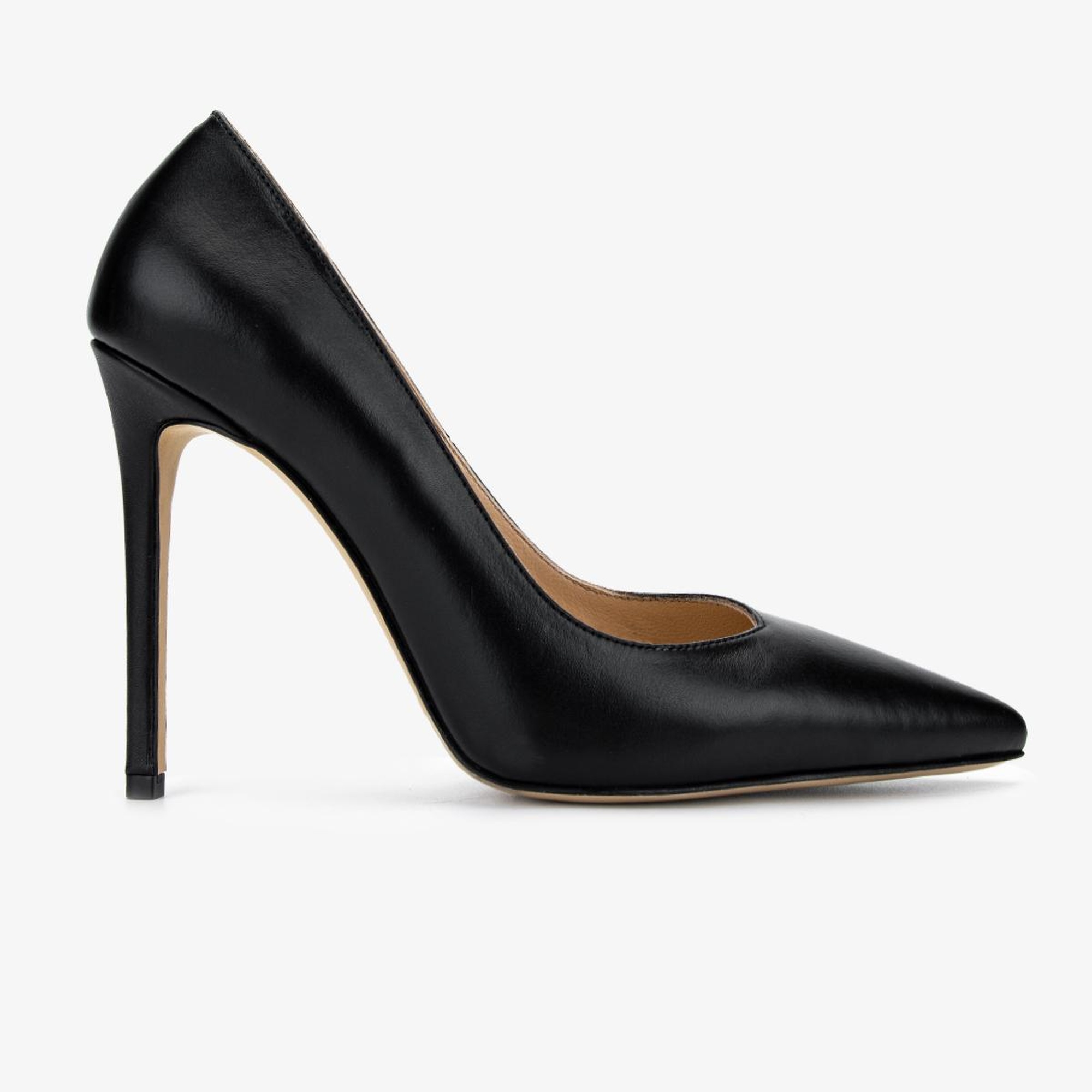 Valmenti Kadın Hakiki Deri Siyah Deri Topuklu Ayakkabı