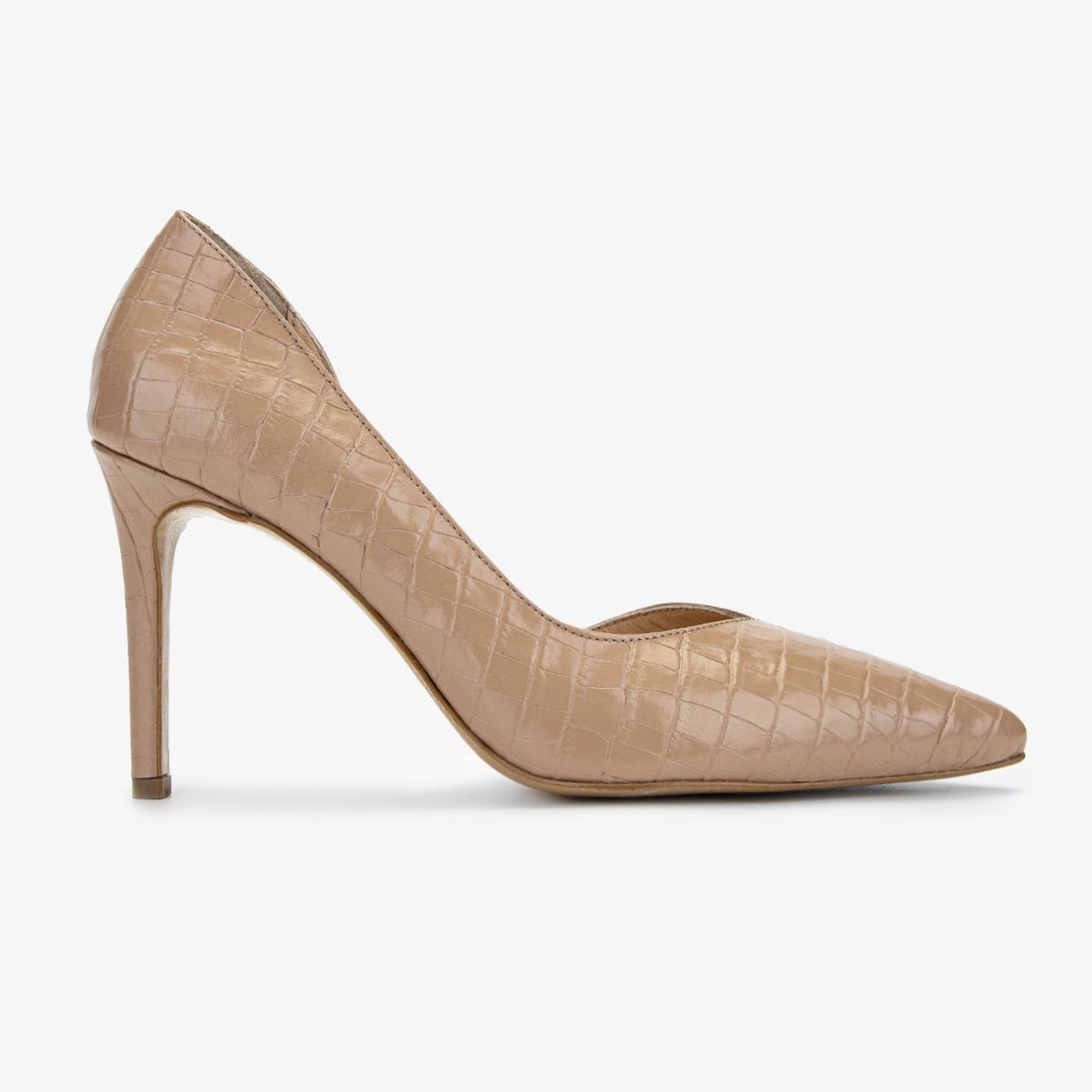 Valmenti Kadın Hakiki Deri Nude Topuklu Ayakkabı