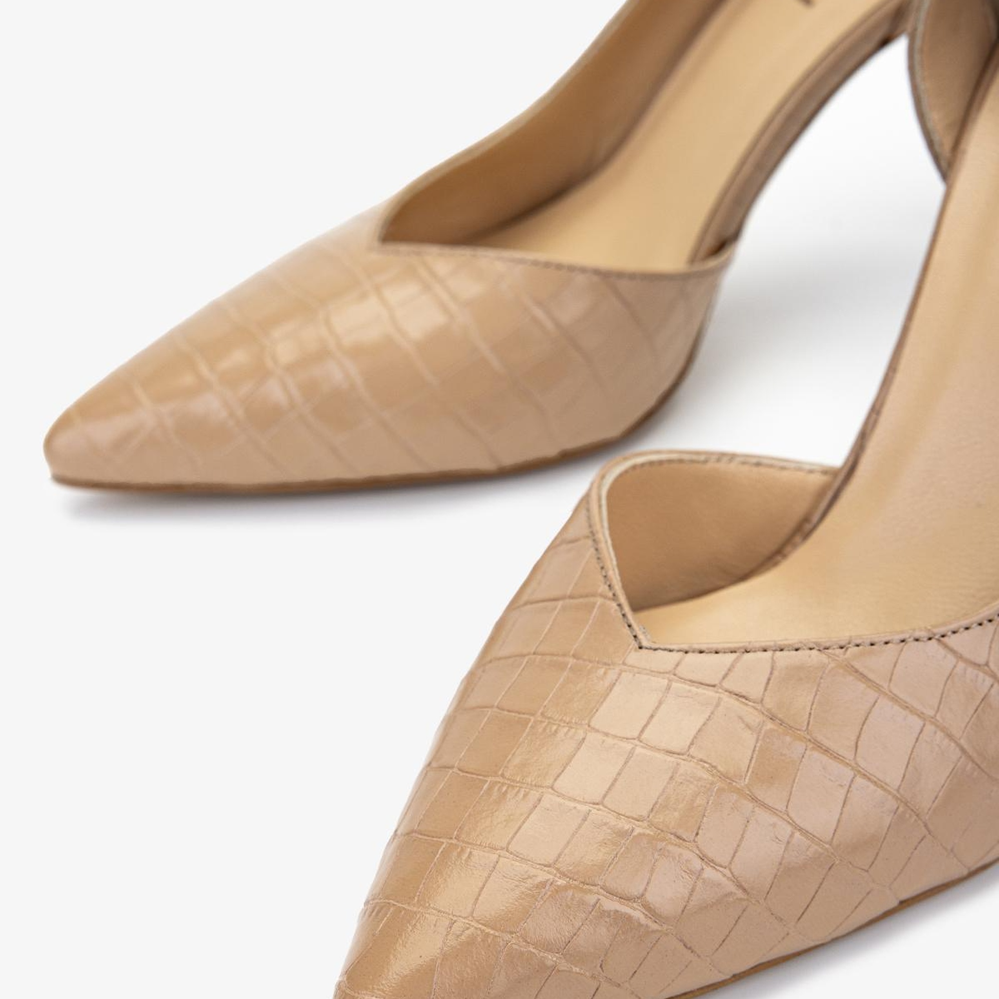 Valmenti Kadın Hakiki Deri Nude Topuklu Ayakkabı