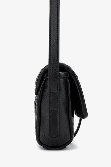  Valmenti Kadın Hakiki Deri Siyah Deri Postacı Çanta