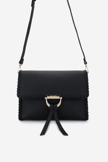  Valmenti Kadın Vegan Siyah Postacı Çanta