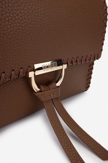  Valmenti Kadın Vegan Taba Postacı Çanta