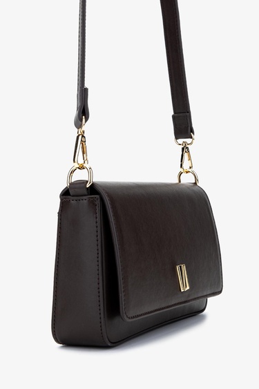  Valmenti Kadın Vegan Kahverengi Postacı Çanta