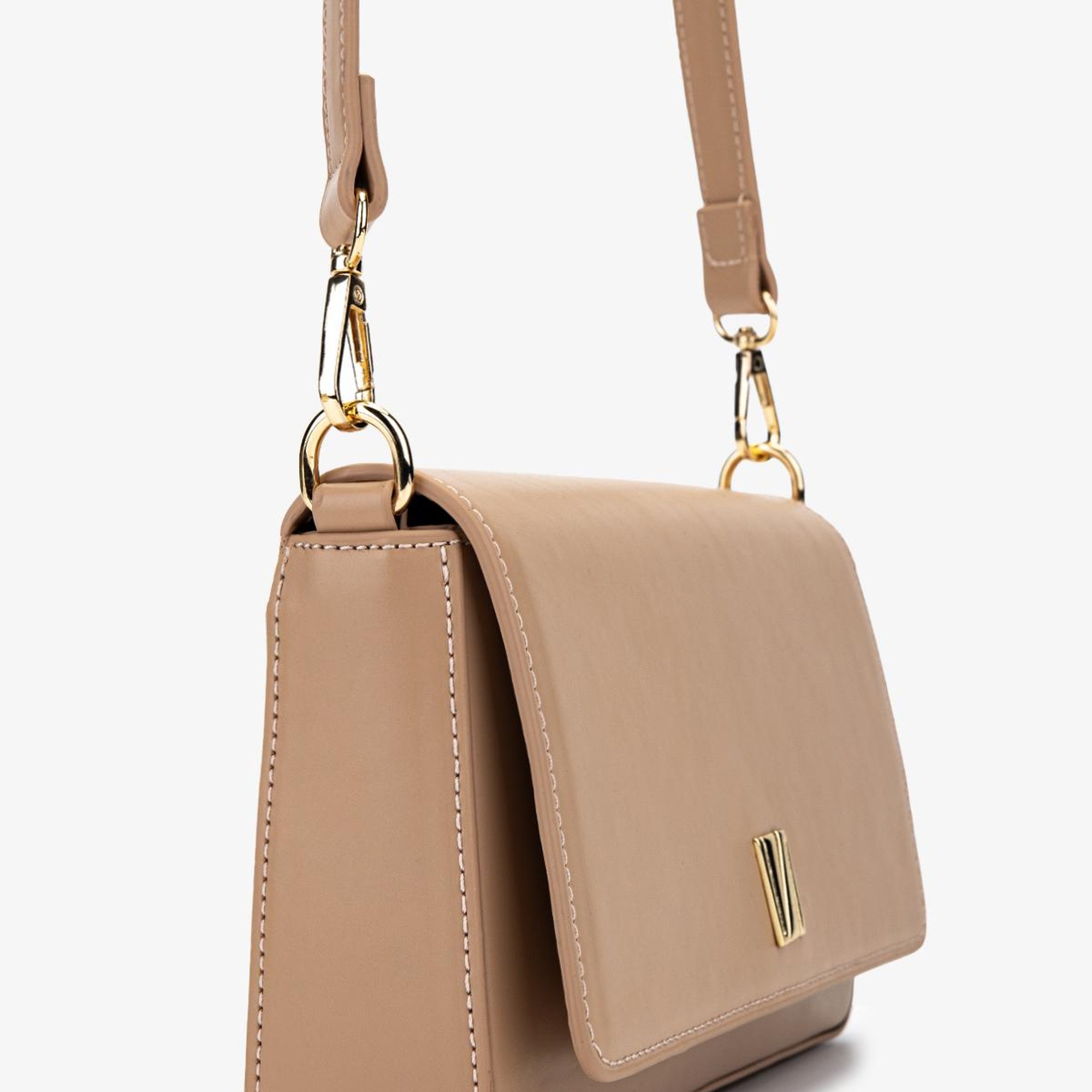 Valmenti Kadın Vegan Bej Postacı Çanta