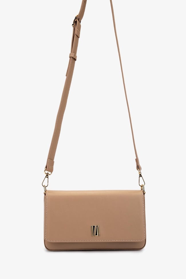  Valmenti Kadın Vegan Bej Postacı Çanta