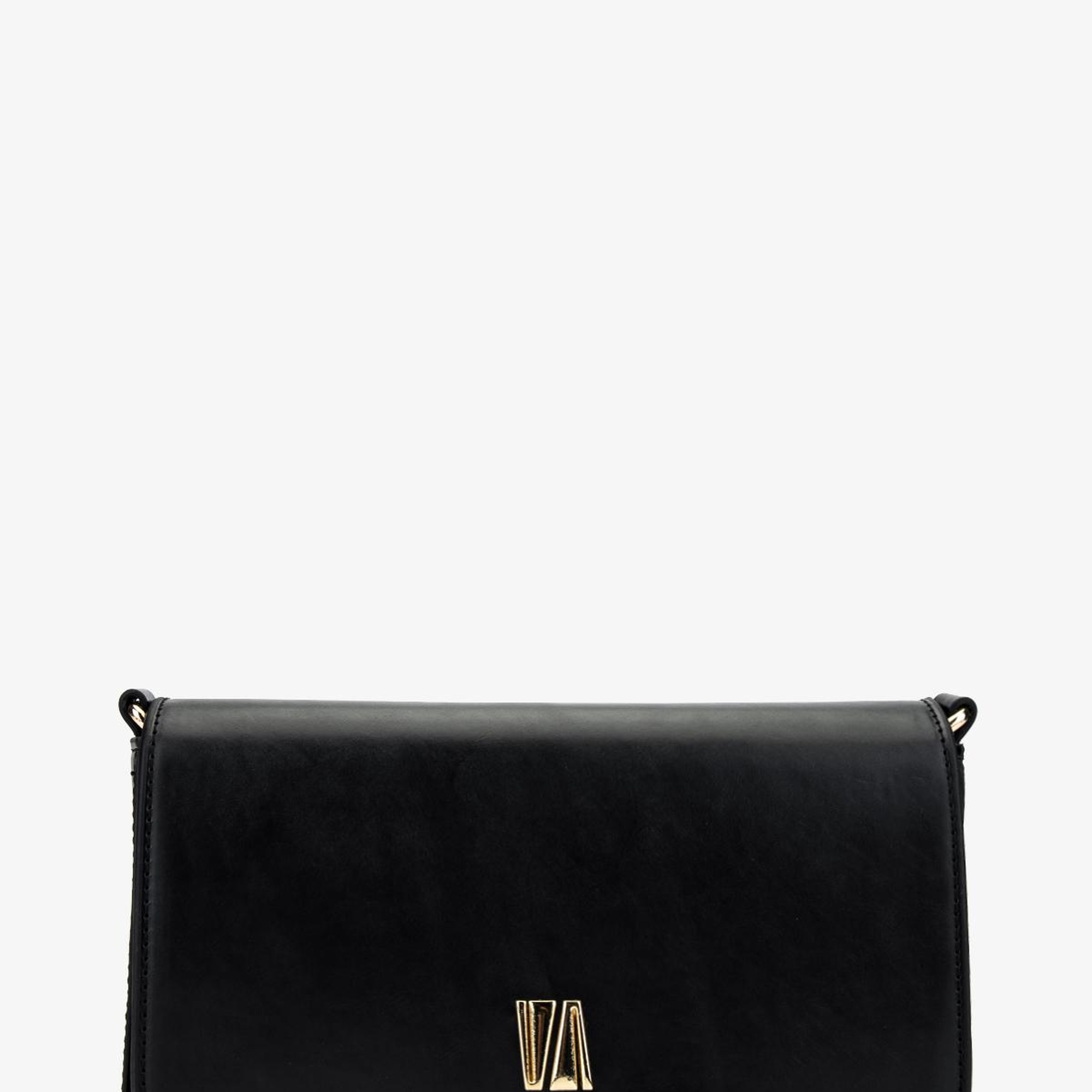 Valmenti Kadın Vegan Siyah Deri Postacı Çanta