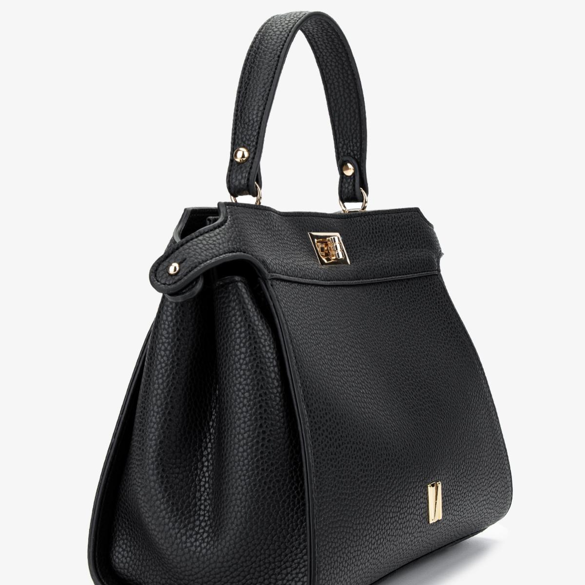 Valmenti Kadın Vegan Siyah Floter Kol Çantası