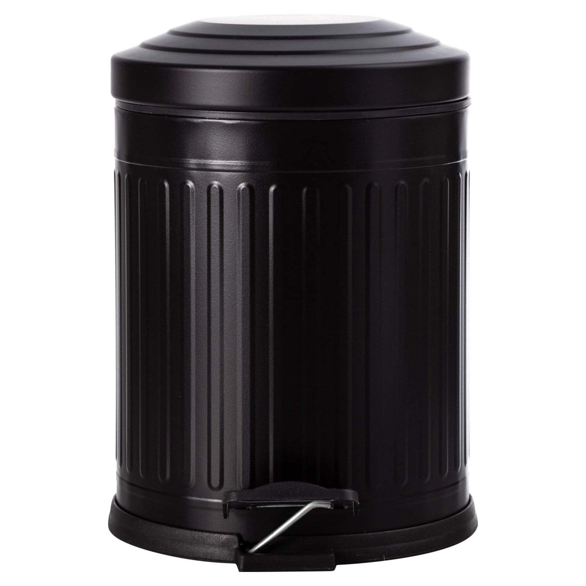 5LT PEDALLI VINTAGE ÇÖP KOVASI SİYAH