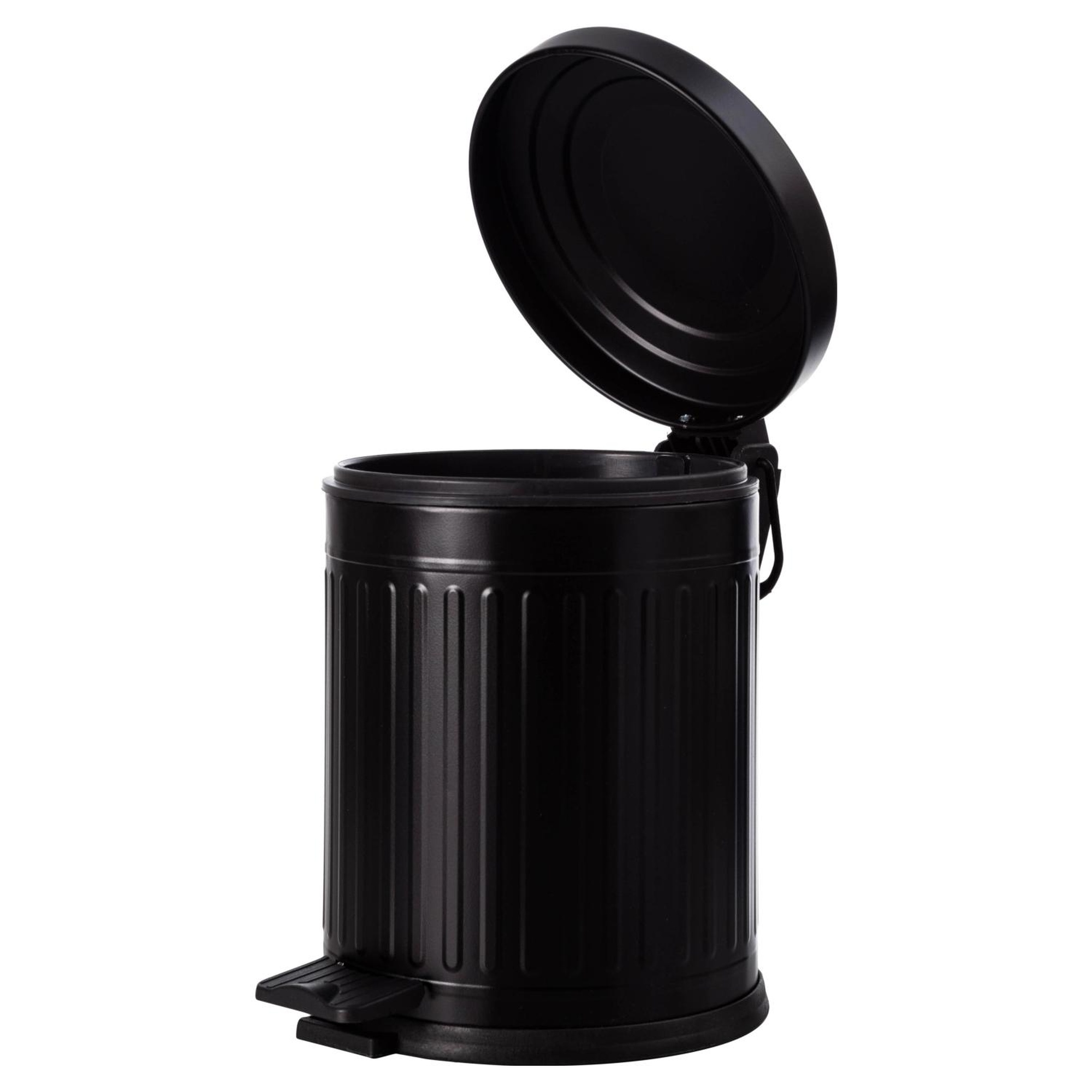 5LT PEDALLI VINTAGE ÇÖP KOVASI SİYAH