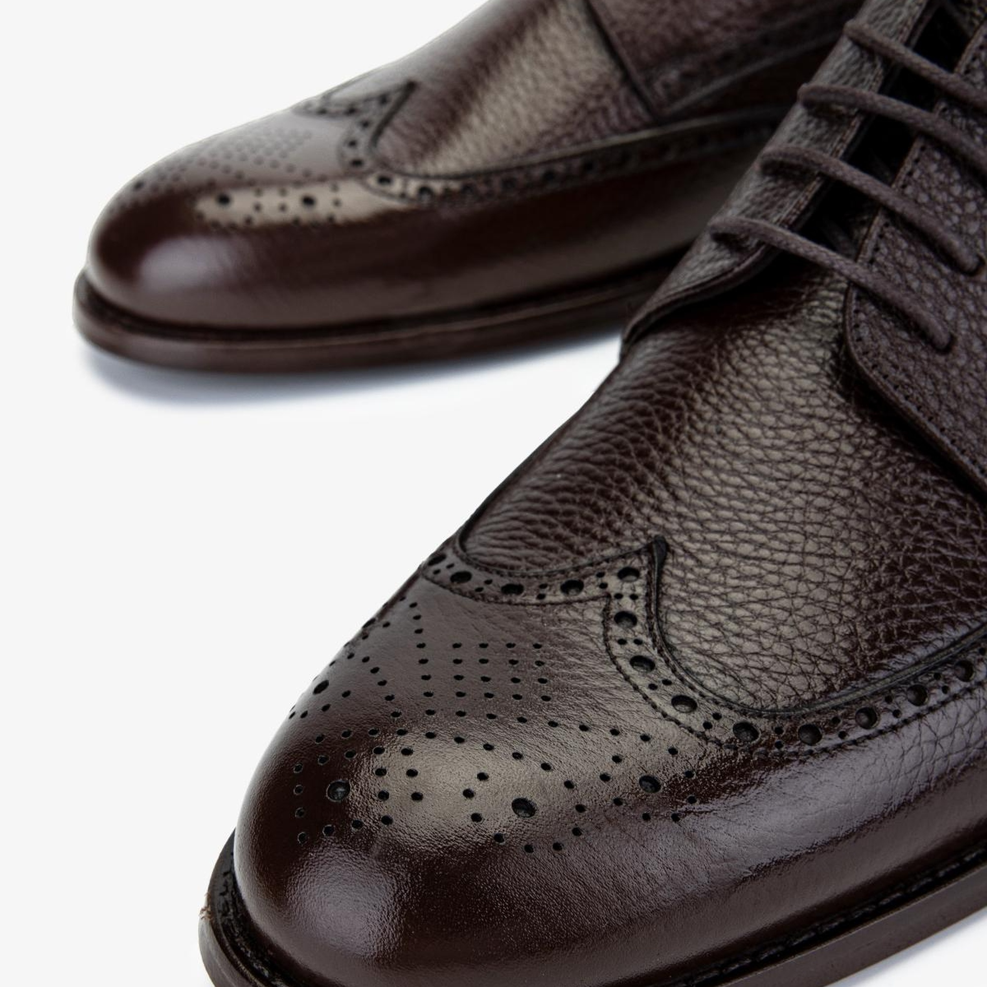 Valmenti Erkek Hakiki Deri Kahverengi Klasik Ayakkabı