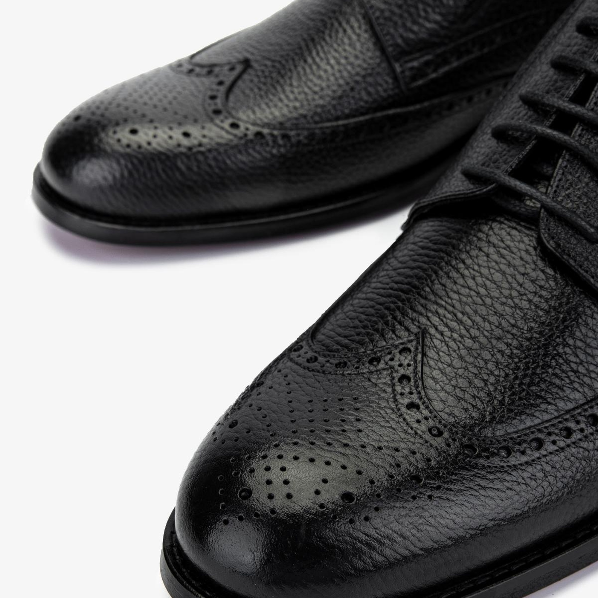 Valmenti Erkek Hakiki Deri Siyah Klasik Ayakkabı