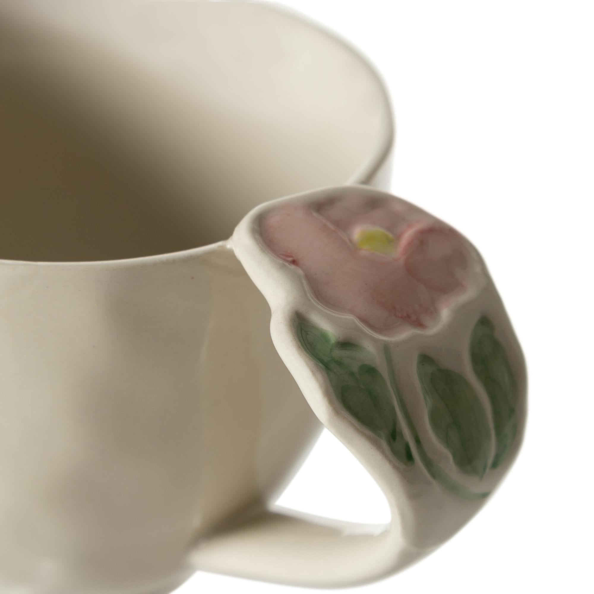 FLOWER KUPA-RED 400ML