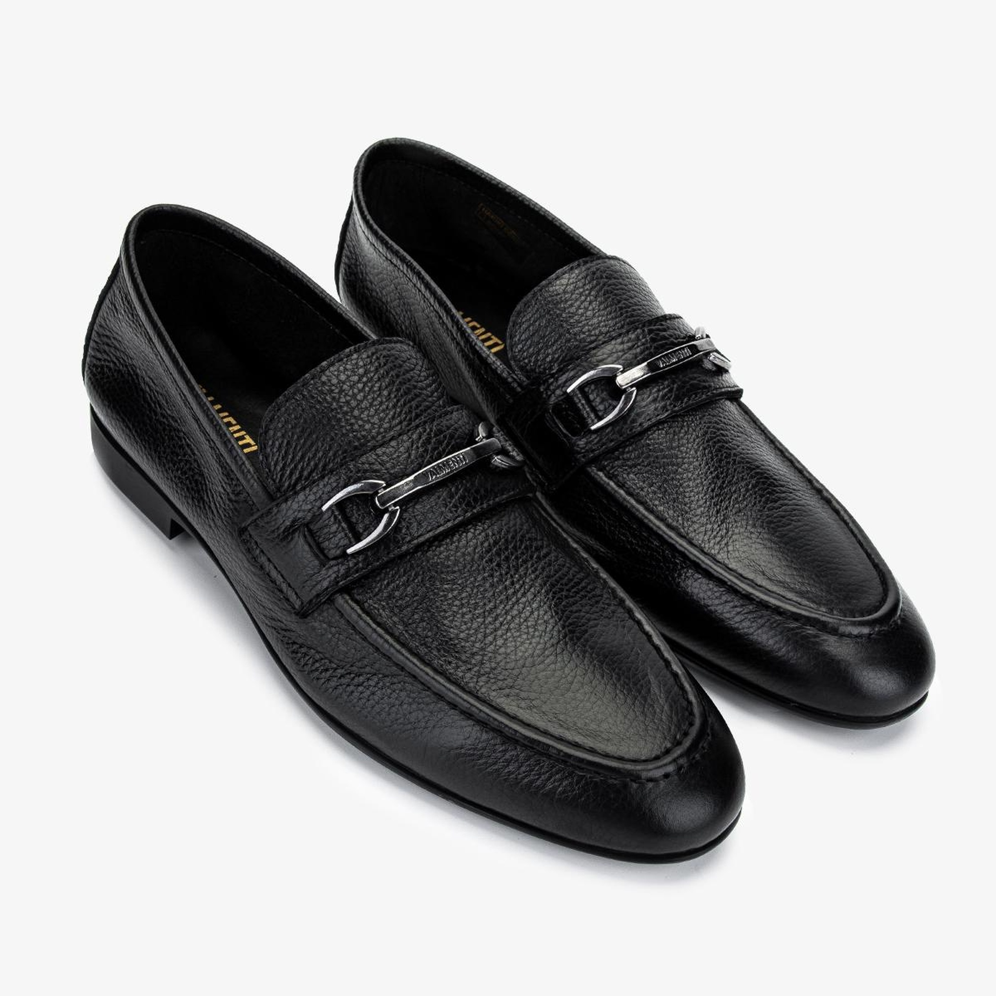 Valmenti Erkek Hakiki Deri Siyah Deri Klasik Ayakkabı