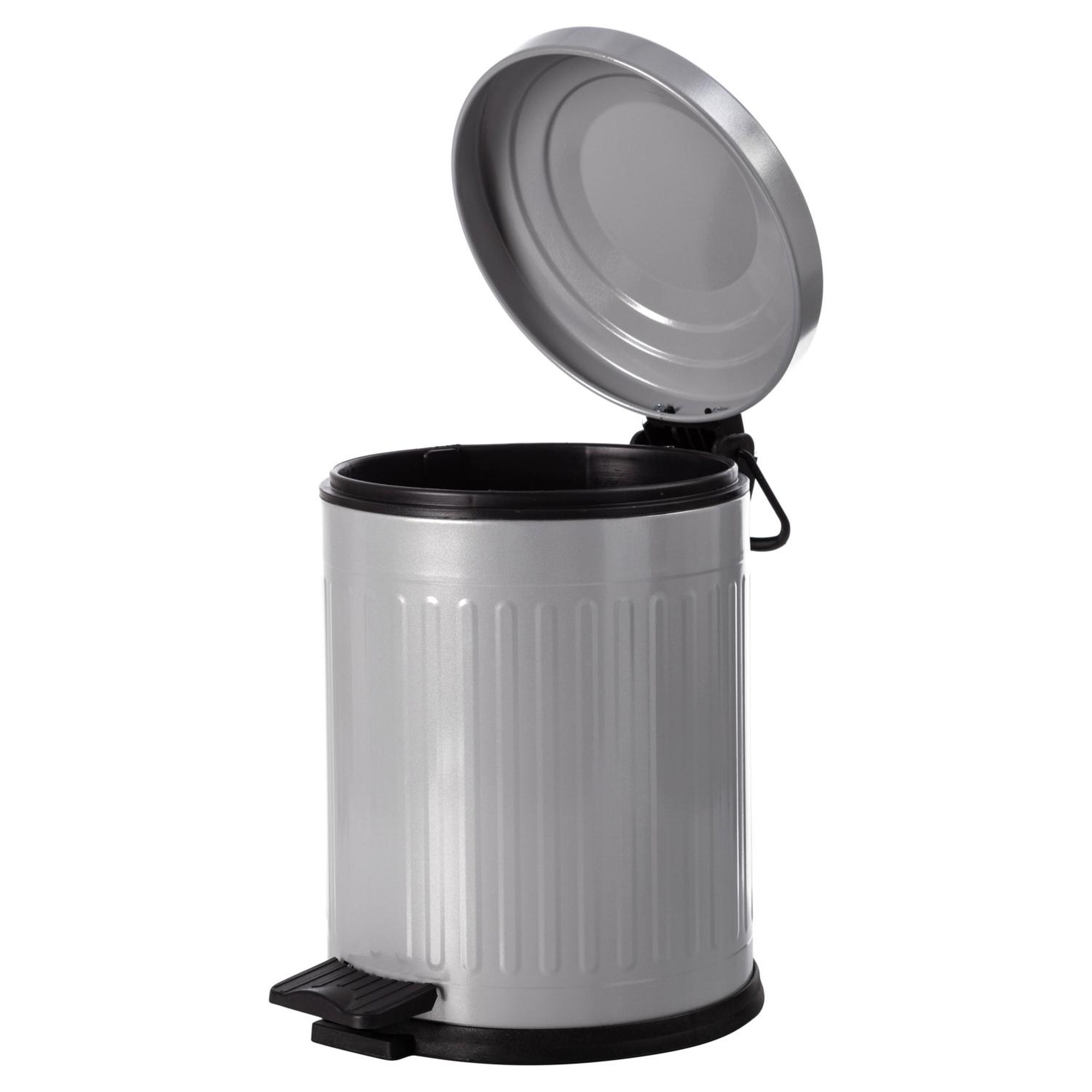 5LT PEDALLI VINTAGE ÇÖP KOVASI GRİ