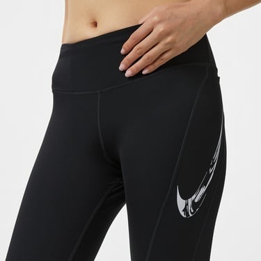  Nike Dri-Fit Fast Kadın Siyah Tayt
