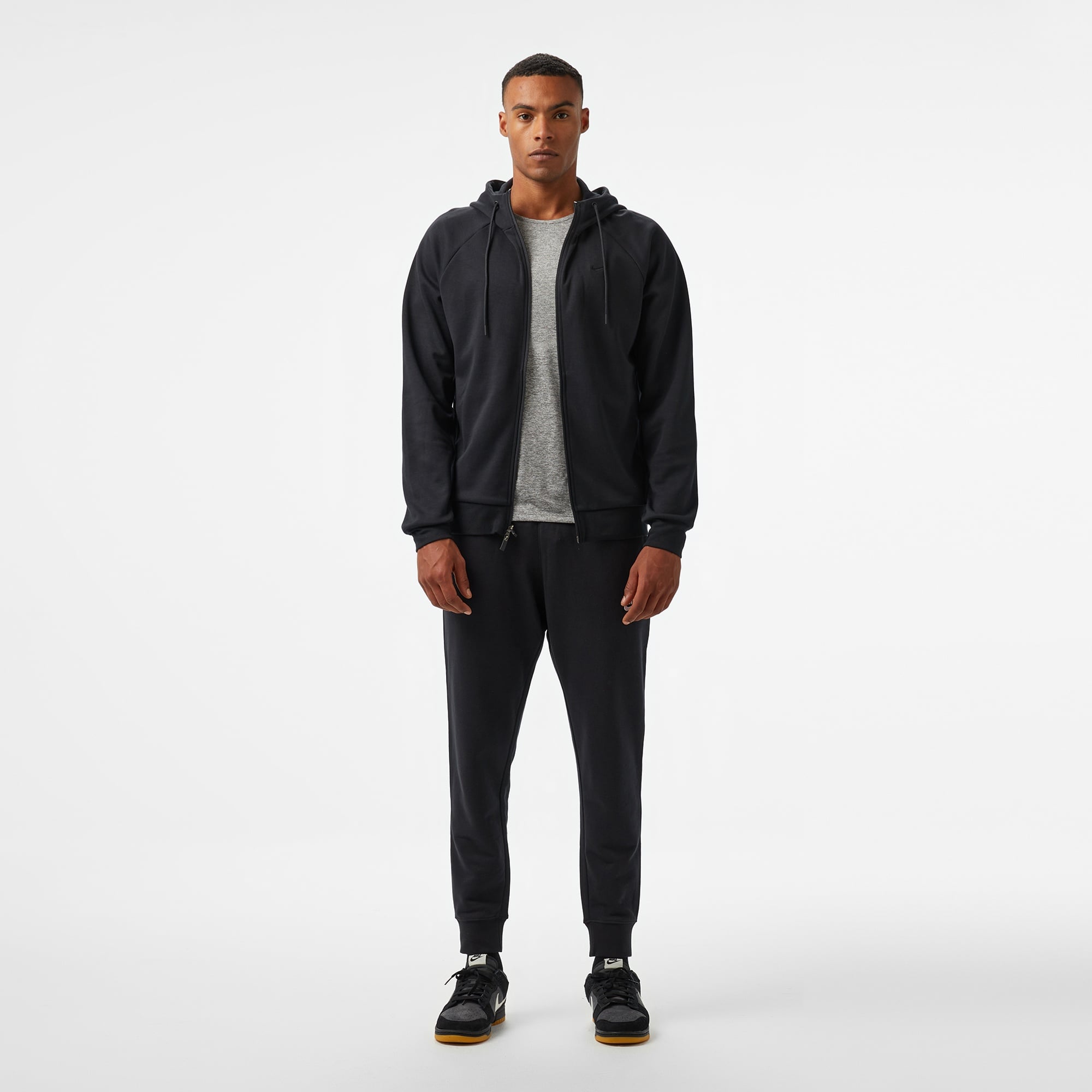 Nike Dri-Fit Primary Fleece Erkek Siyah Hoodie