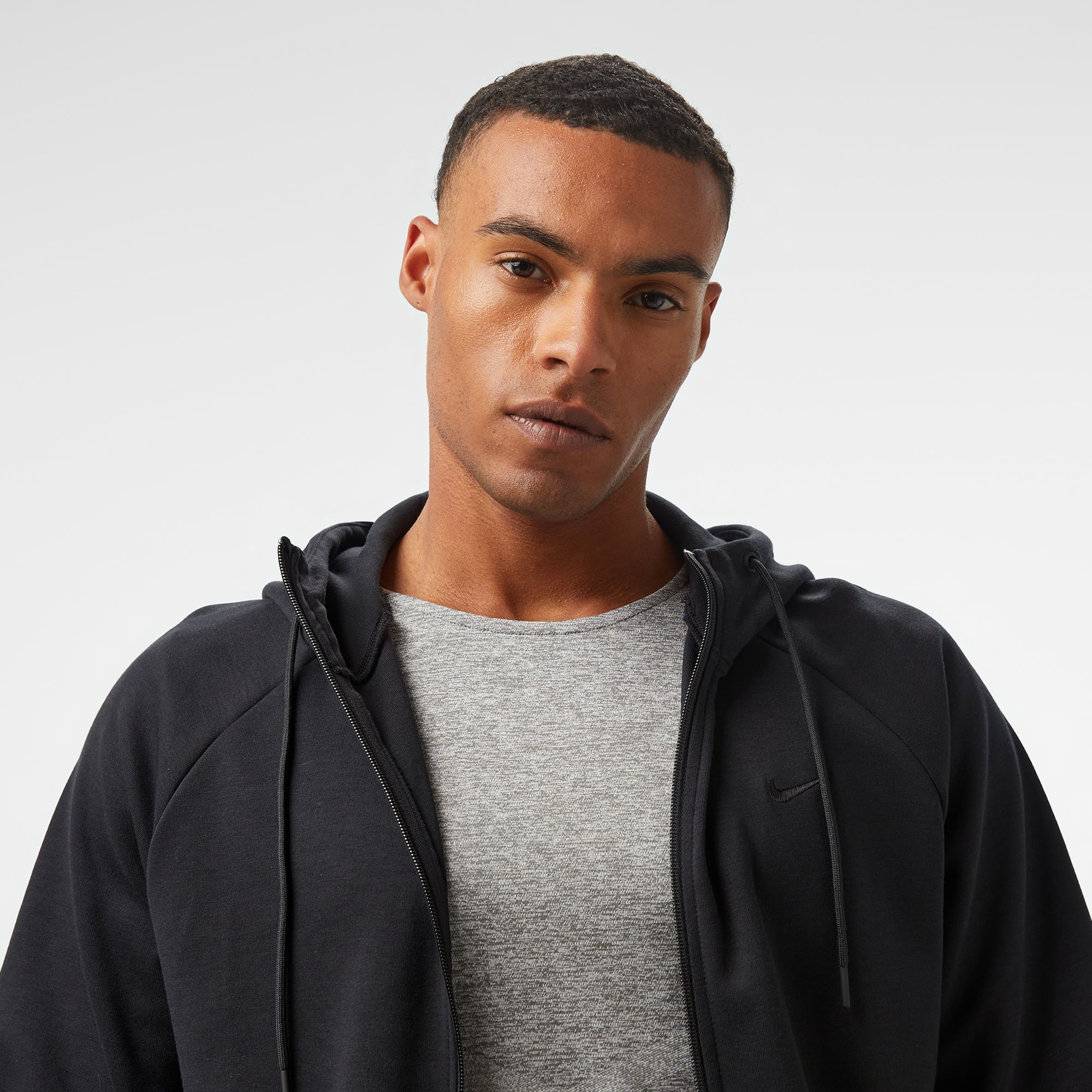 Nike Dri-Fit Primary Fleece Erkek Siyah Hoodie