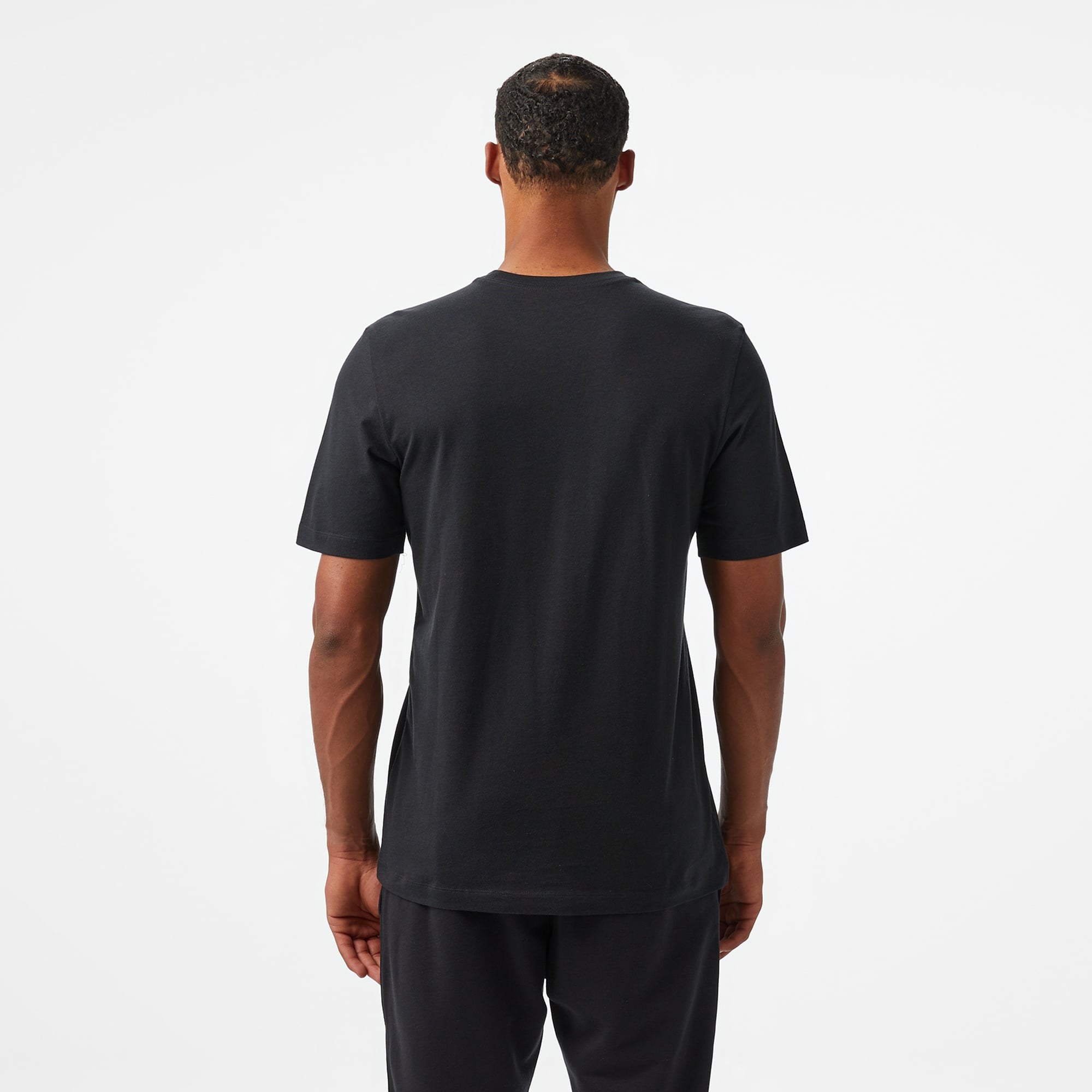 Nike Sportswear Icon Swoosh Erkek Siyah T-Shirt
