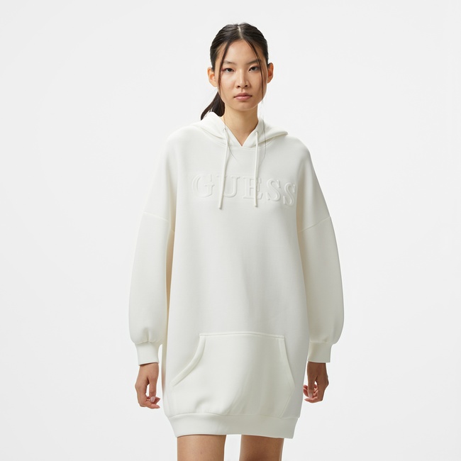  Guess Kadın Krem Sweatshirt