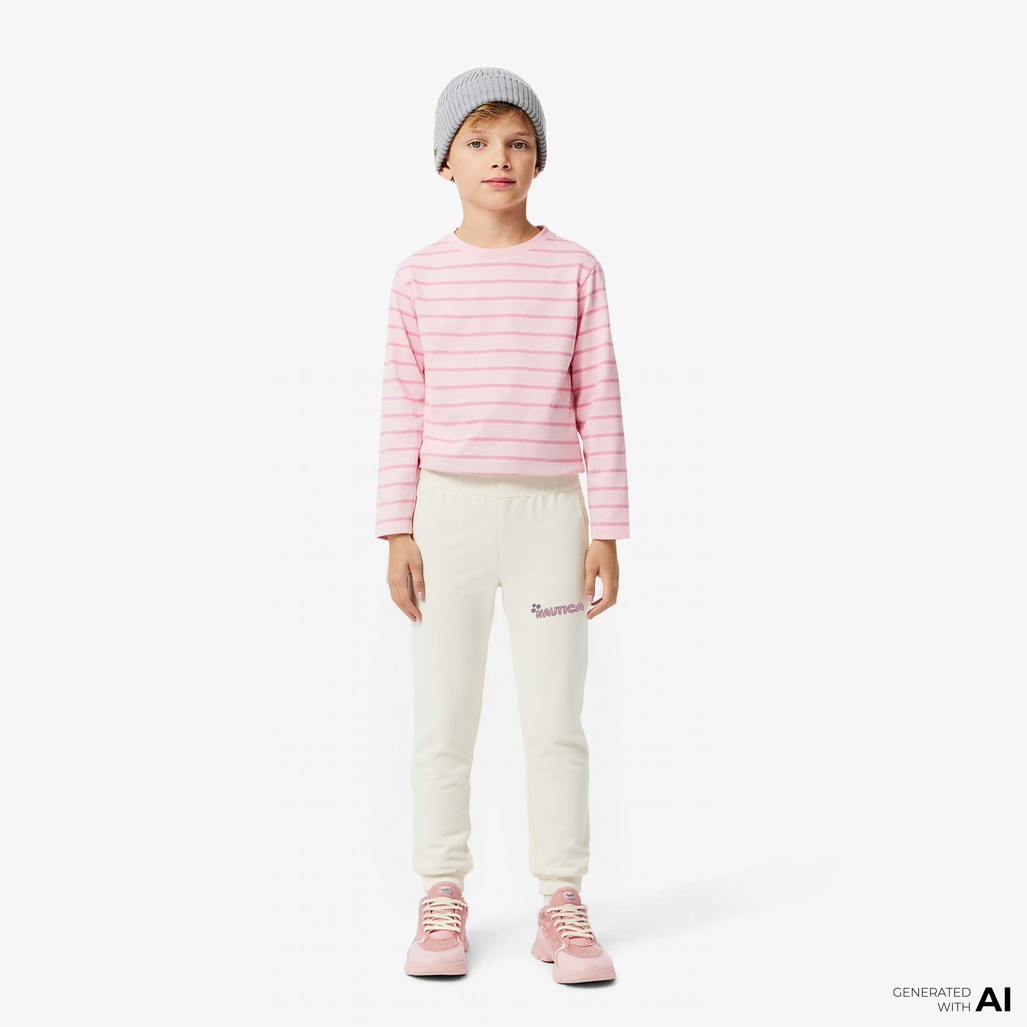 Nautica Kız Çocuk Kırık Beyaz Eşofman Altı