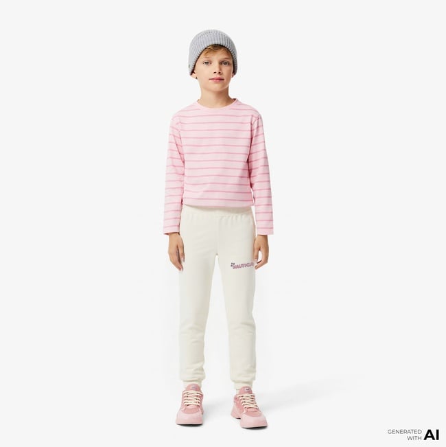  Nautica Kız Çocuk Kırık Beyaz Eşofman Altı