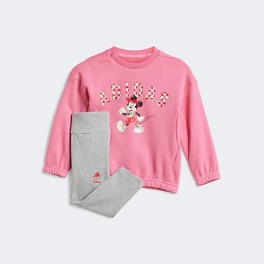  adidas Disney Minnie Mouse Bebek Gri/Pembe Eşofman Takımı