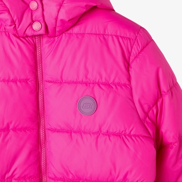  Skechers G Outerwear Padded Çocuk Pembe Ceket