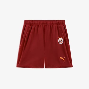  Puma Galatasaray 2024-25 İç Saha Çocuk Kırmızı Futbol Şortu